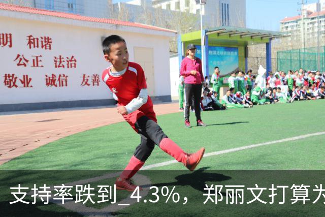 支持率跌到 4.3%，郑丽文打算为两岸关系做好相关布局